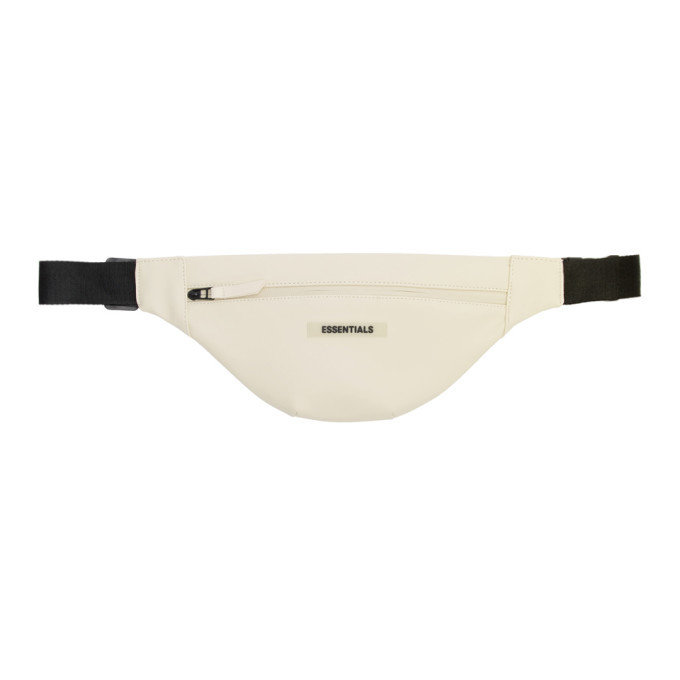 Essentials OffWhite Coated Canvas Waist Bag Essentials