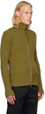 1017 ALYX 9SM Green Zip-Up Sweater