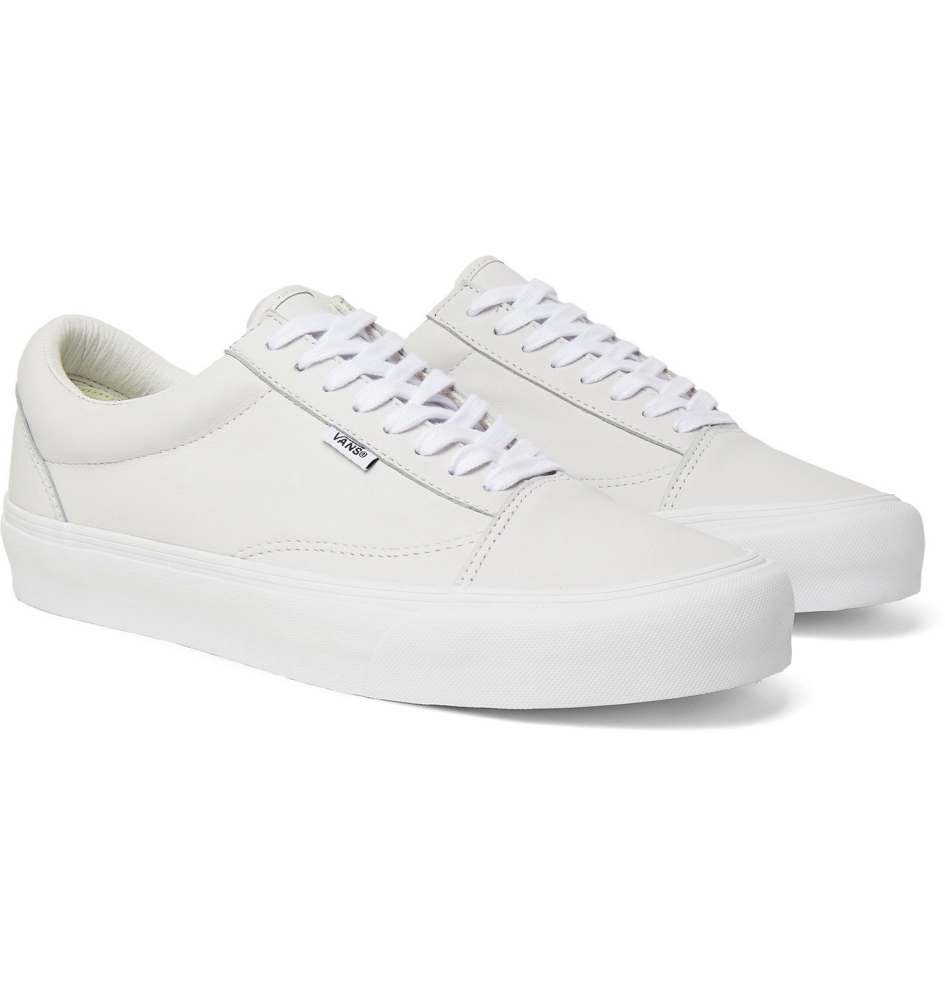 Vans - UA Old Skool Leather Sneakers - White Vans