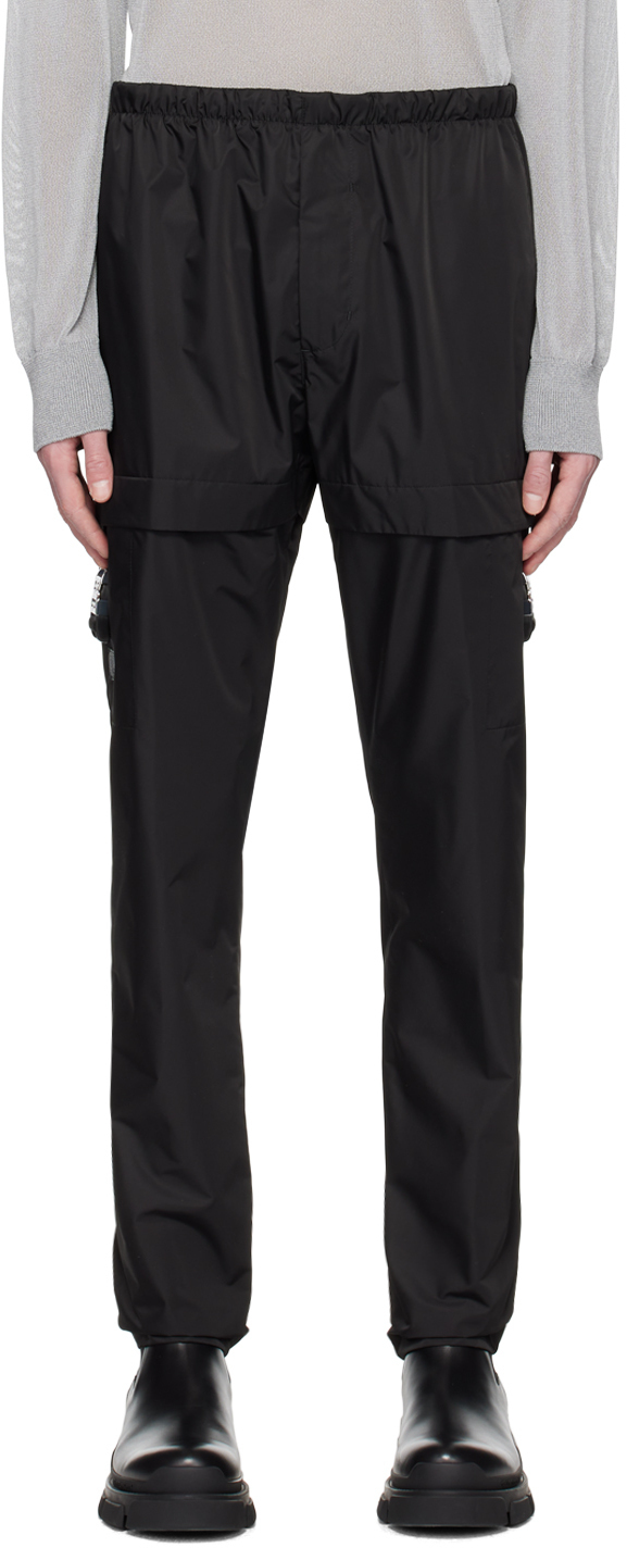 Givenchy Black Buckle Cargo Pants Givenchy
