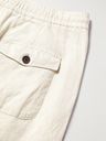 Oliver Spencer - Straight-Leg Cotton and Hemp-Blend Drawstring Trousers - Neutrals
