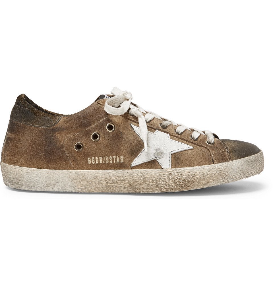 Golden Goose Deluxe Brand - Superstar Distressed Suede and Leather 