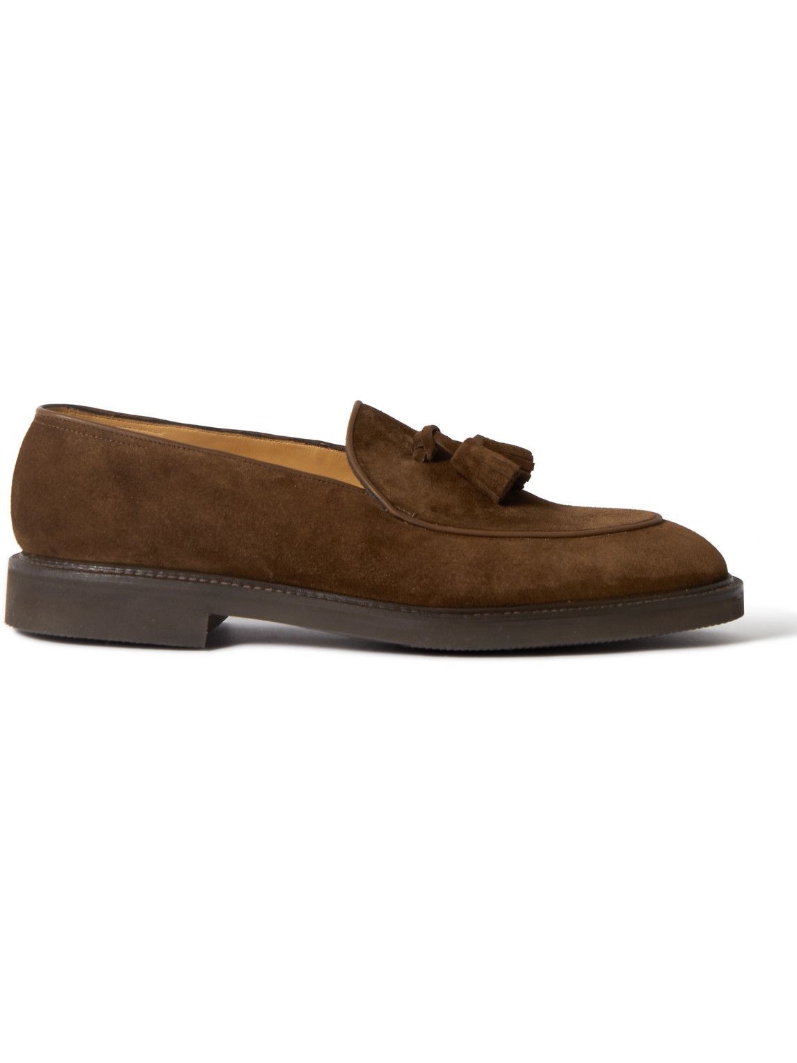 John Lobb - Edmond Suede Tasselled Loafers - Brown John Lobb