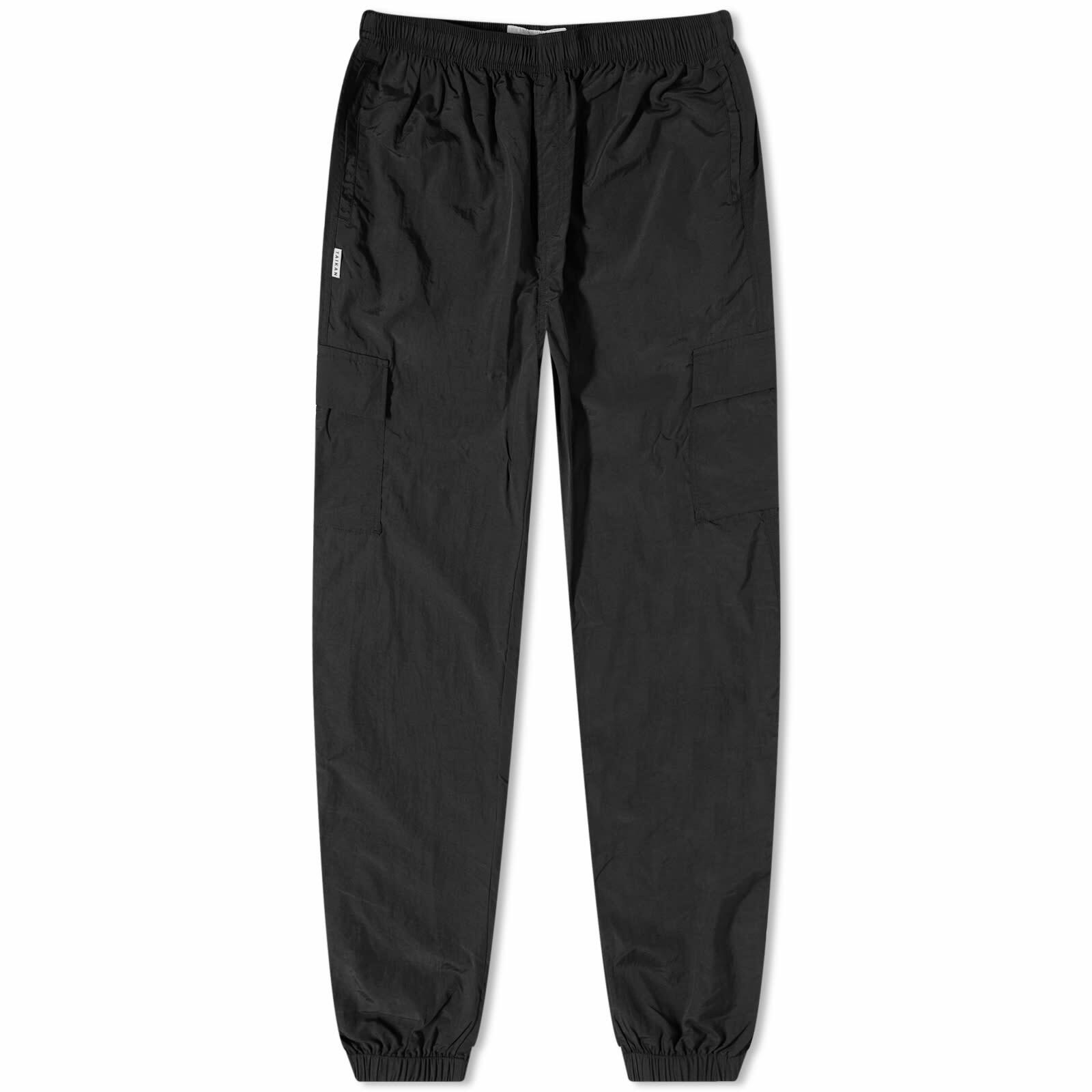 Taikan Men's Nylon Cargo Pants in Black Taikan