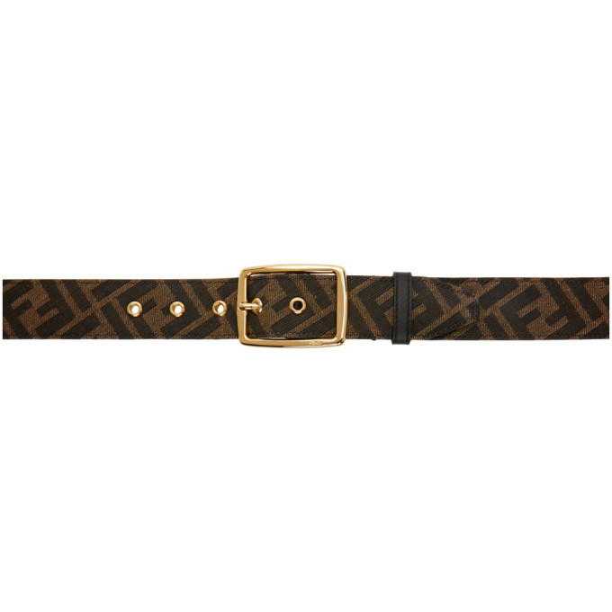 black and gold fendi belt