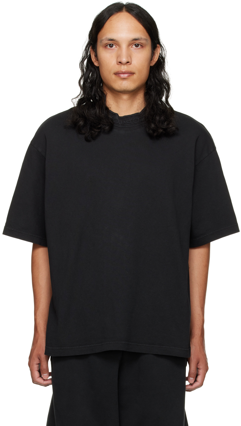 Acne Studios Black Embossed T-Shirt Acne Studios