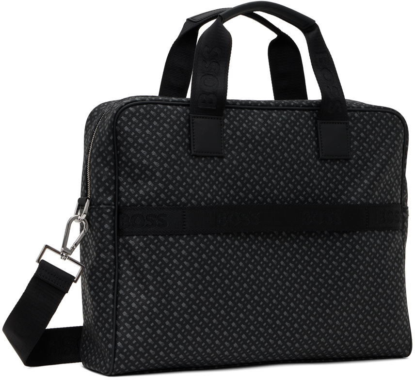 BOSS Black Monogram Briefcase BOSS