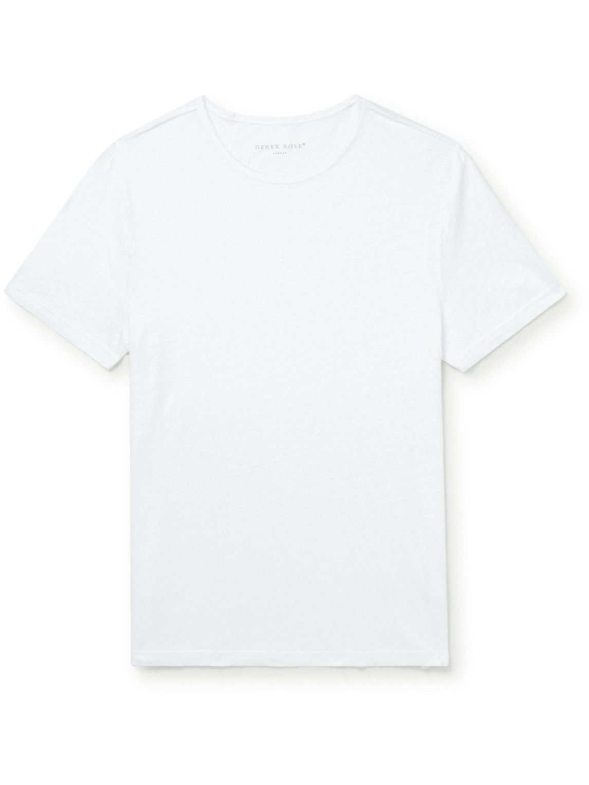 Derek Rose - Jordan Linen T-Shirt - White Derek Rose