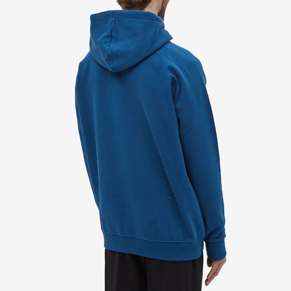 Dancer Men's Triple Logo Hoody in Petrol Blue Dancer