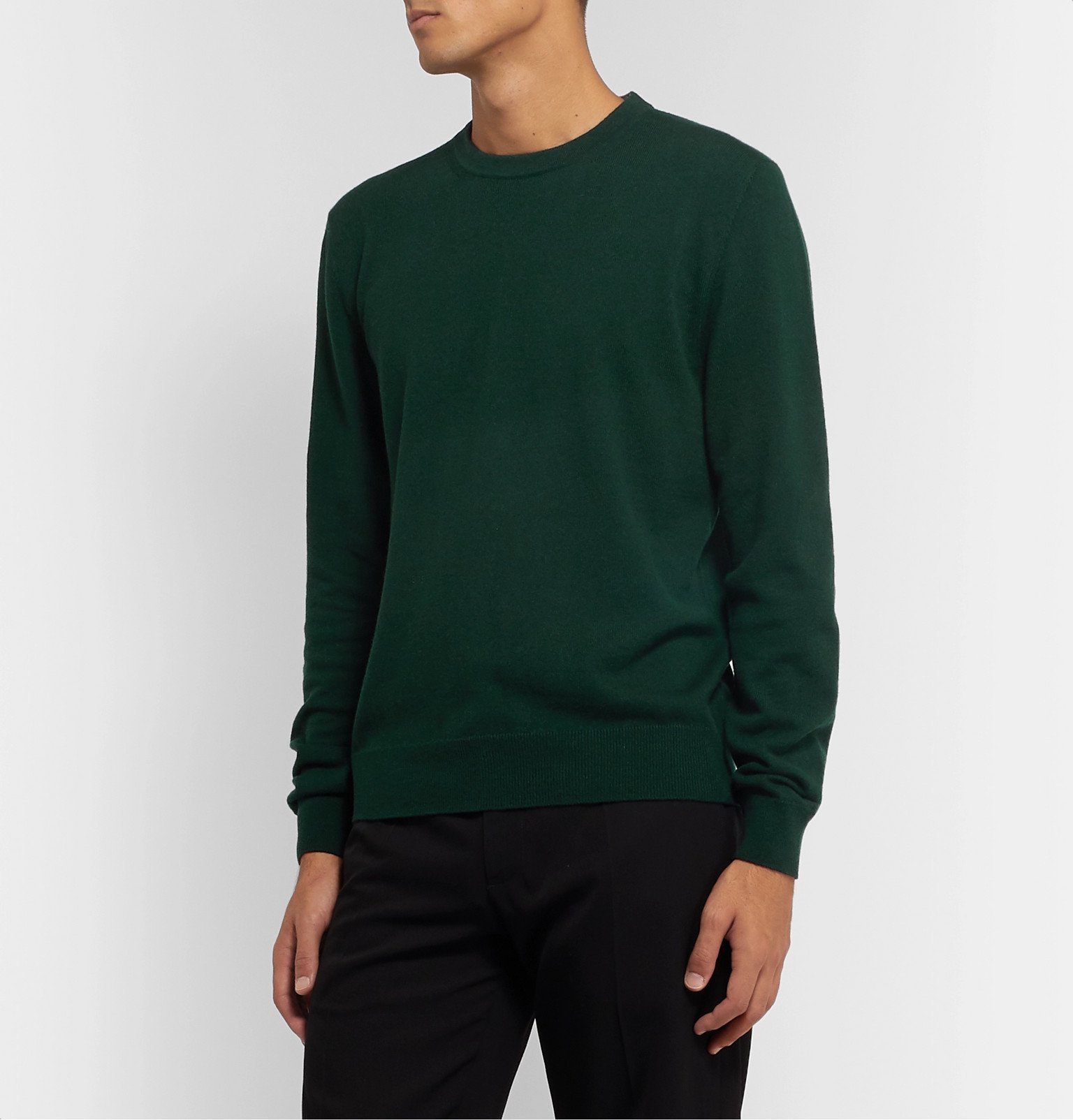Berluti - Cashmere and Mulberry Silk-Blend Sweater - Green Berluti