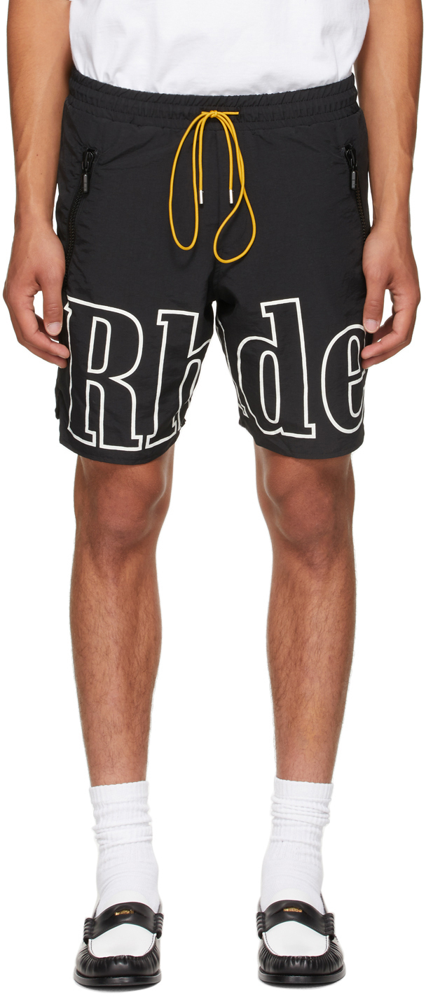 Rhude Black Logo Short Rhude