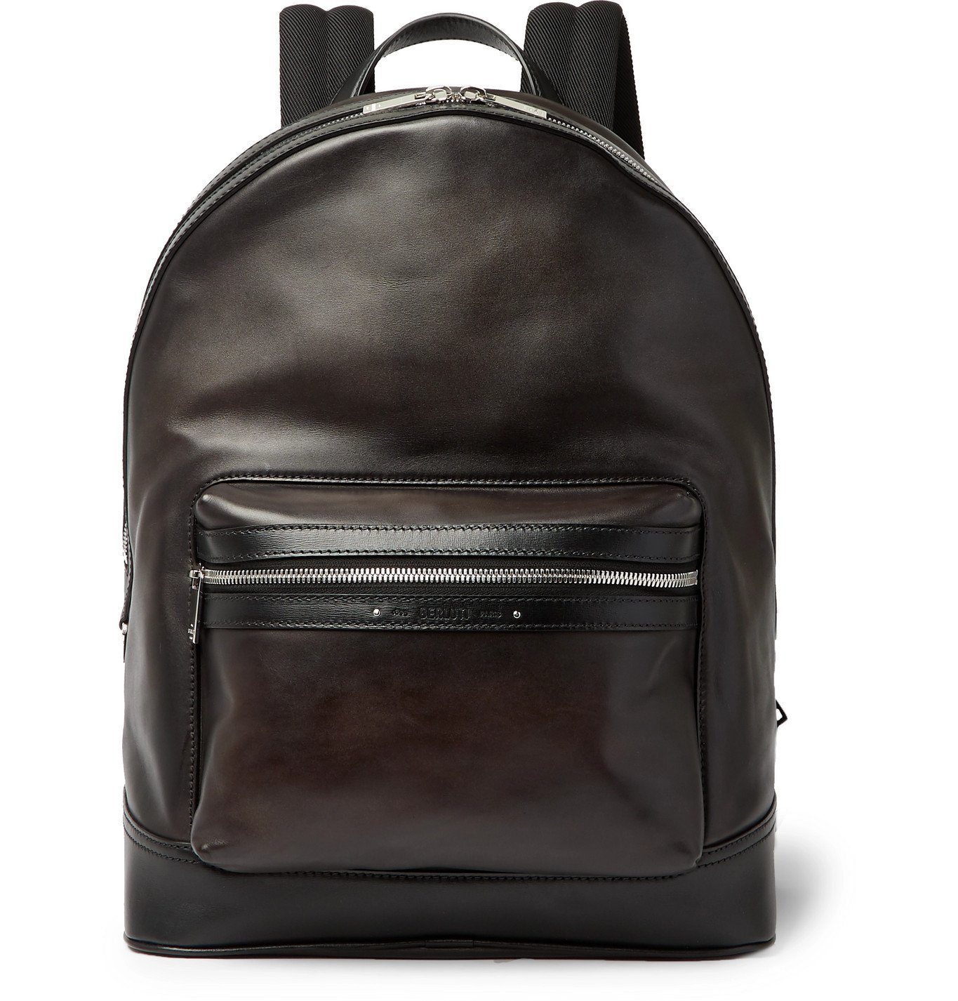 Berluti Explorer Venezia Leather Backpack Black Berluti