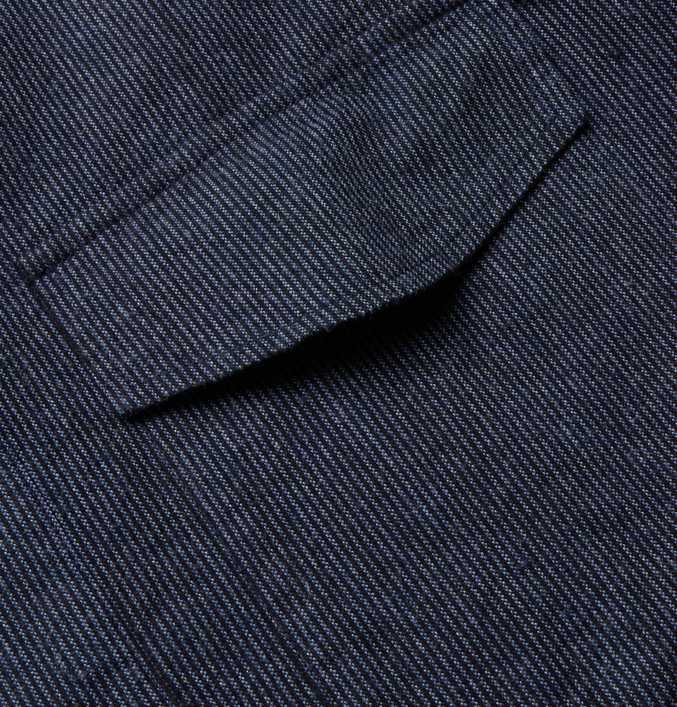 OLIVER SPENCER - Evanson Pinstriped Cotton Half-Placket Shirt - Blue