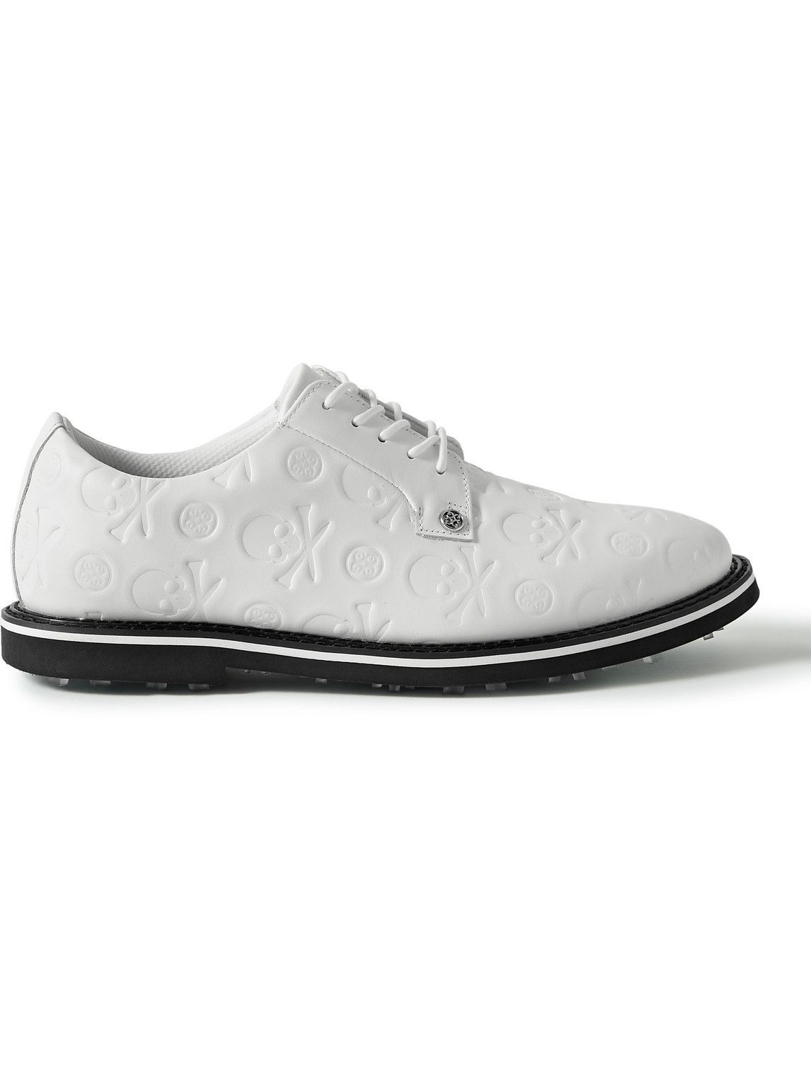 G/FORE - Gallivanter Logo-Debossed Leather Golf Shoes - White G/FORE