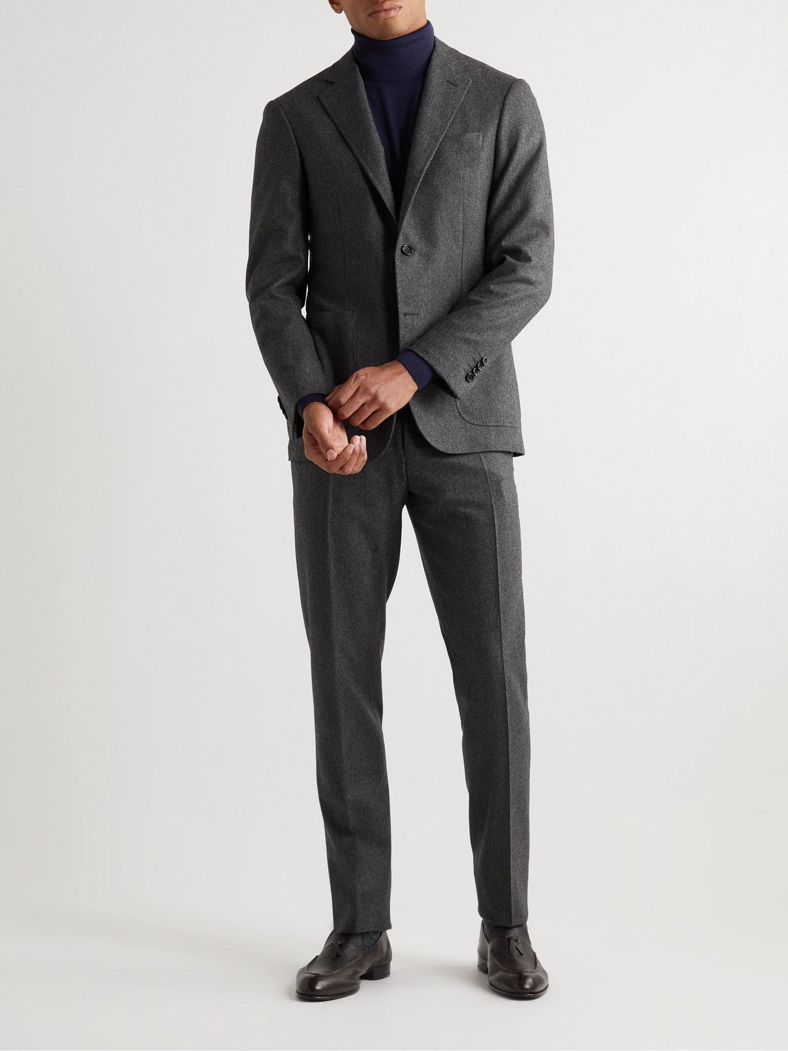 Canali - Kei Slim-Fit Wool Suit Jacket - Gray Canali