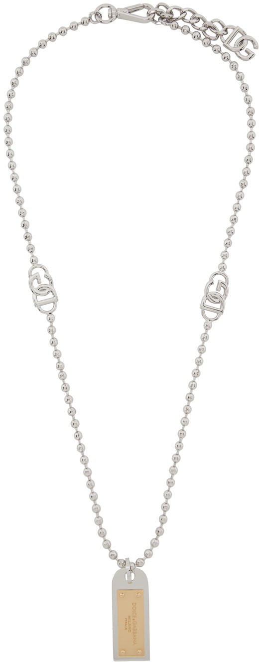 Dolce & Gabbana Silver & Gold Eden Necklace Dolce & Gabbana