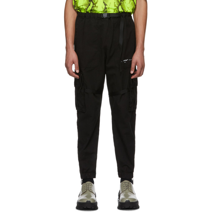 off white black cargo pants