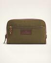 Brooks Brothers Men's Large Canvas Dopp Kit | Green
