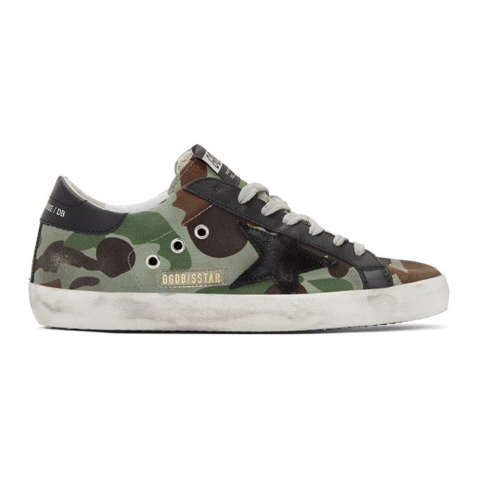 superstar camo golden goose