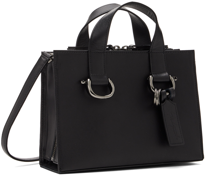 Yohji Yamamoto Black Mini Zipper Shoulder Bag Yohji Yamamoto