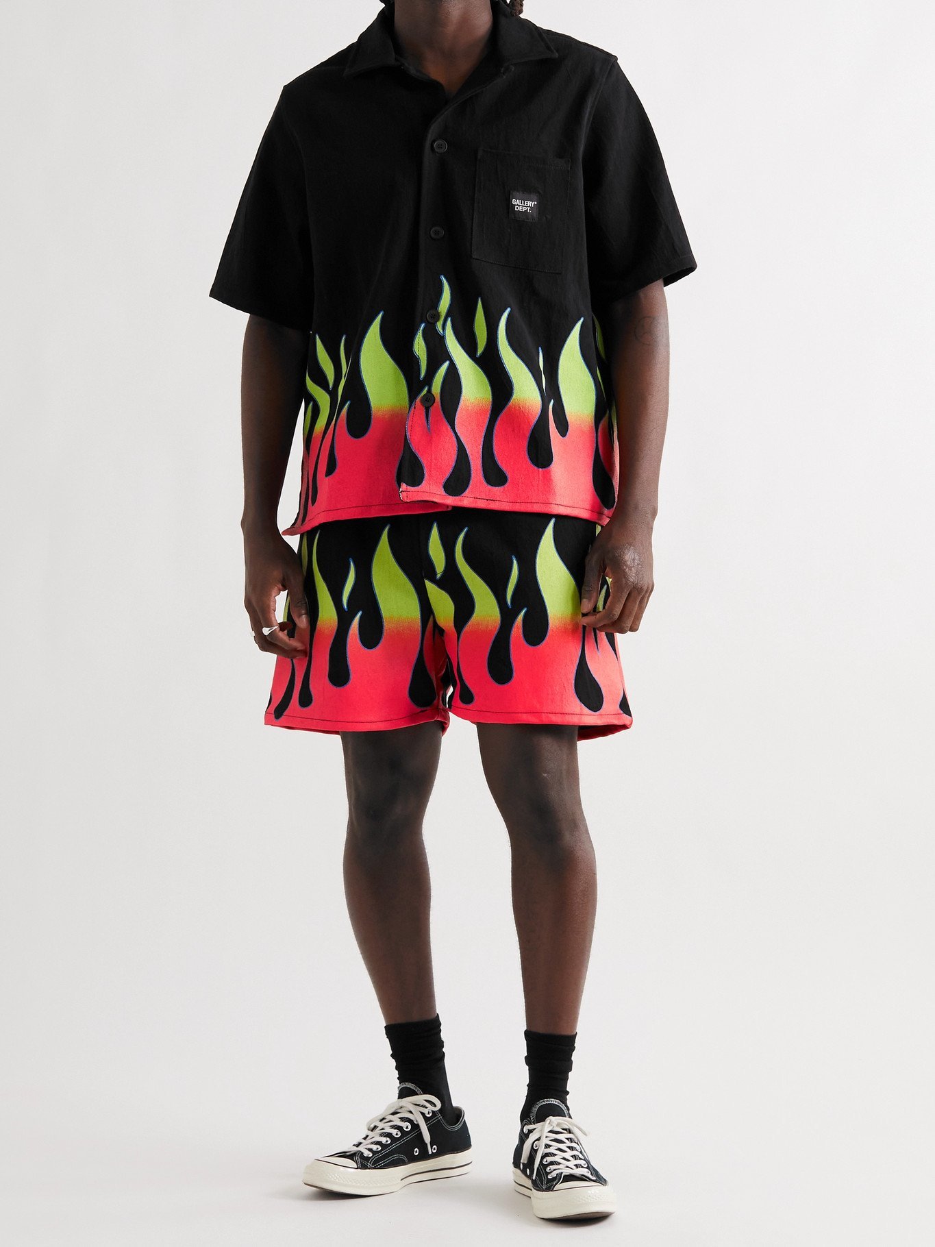 GALLERY DEPT. PARKER SHIRT - FLAME BLACK-