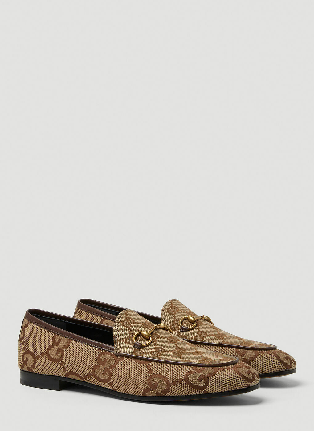 GG Horsebit Loafers in Camel Gucci