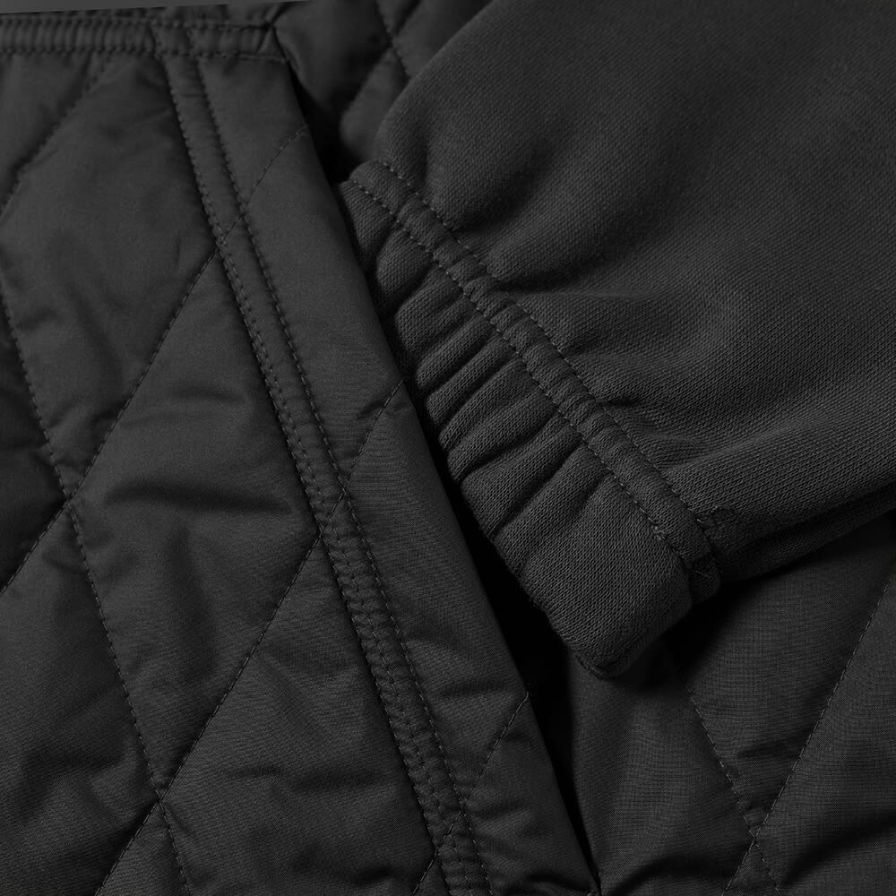 Adidas Men's Quilted Half Zip Sweat in Black