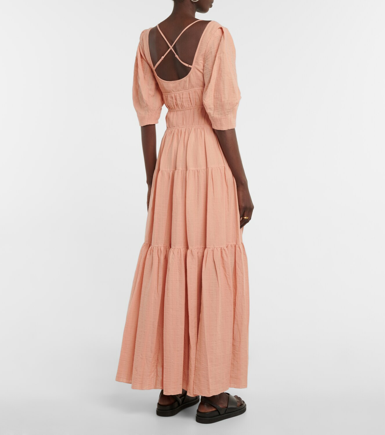 Simkhai Wilder cotton gauze maxi dress Simkhai