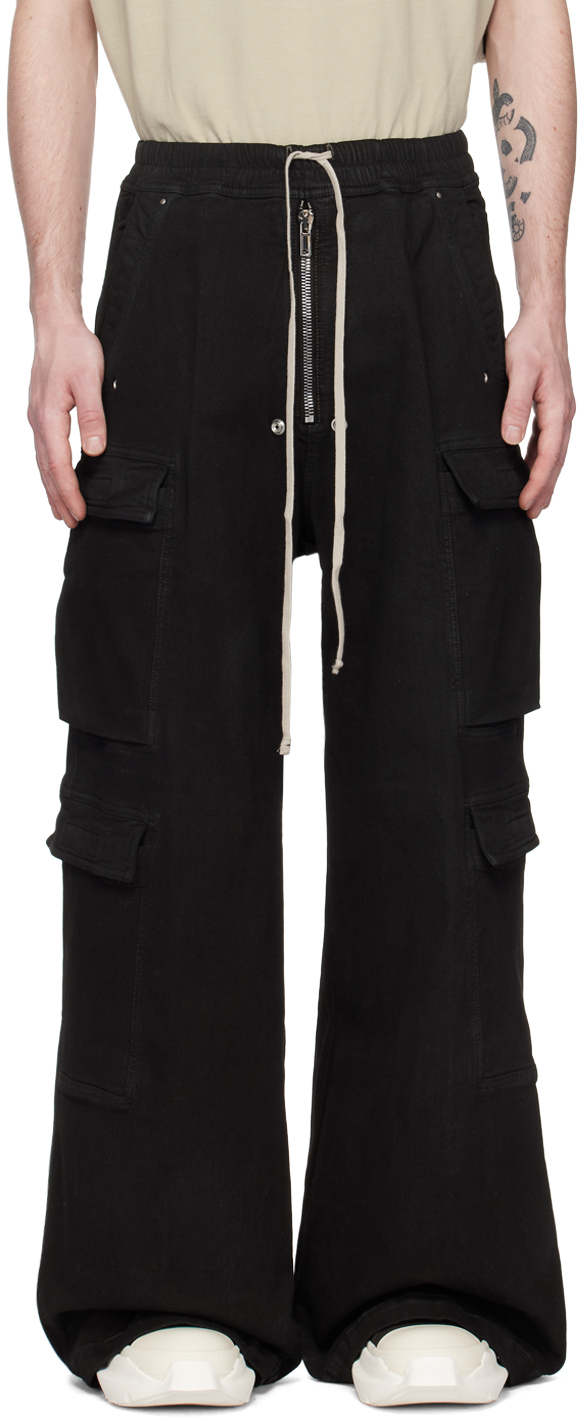 Rick Owens Men's Cargo Belas Pants Black main image 1