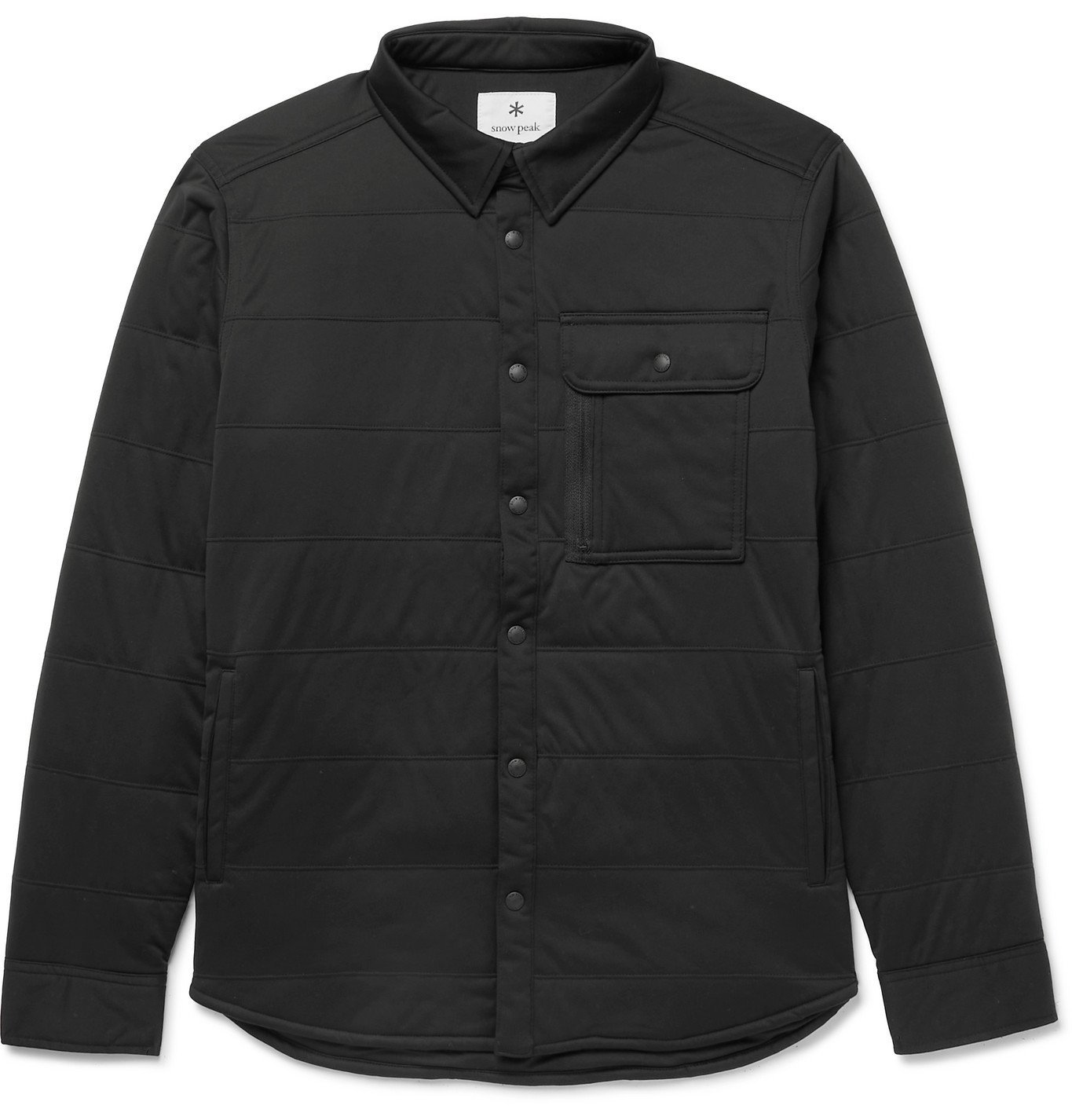 Snow Peak - Quilted Shell Shirt - Black 