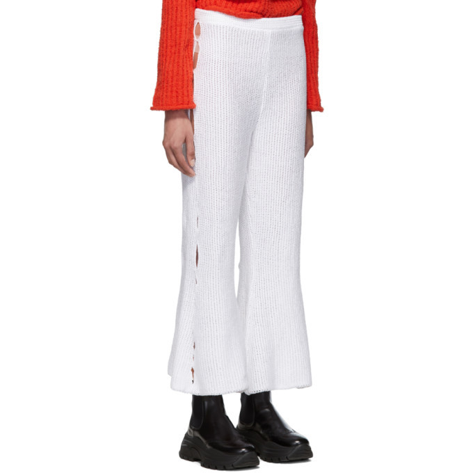Eckhaus Latta White Scallop Lounge 