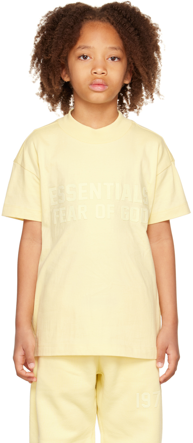 Essentials Kids Yellow Logo T-Shirt Essentials