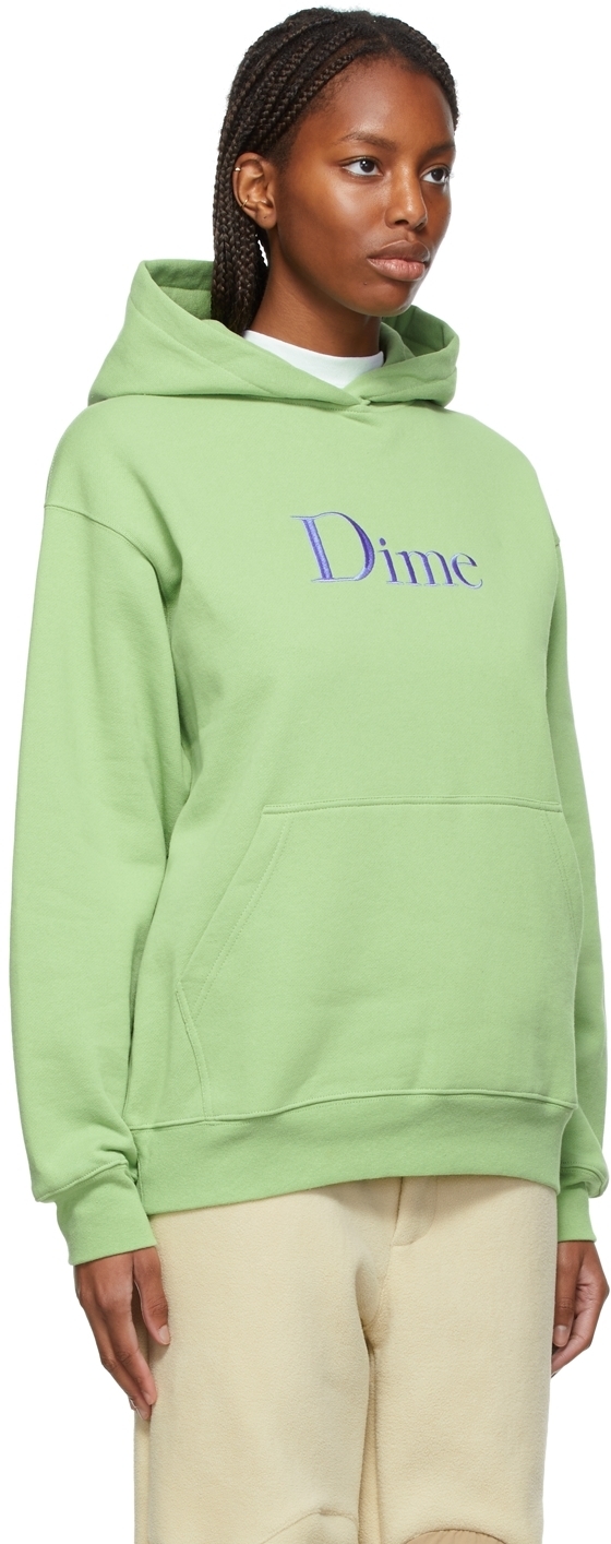Dime Classic Embroidered Logo Hoodie Dime