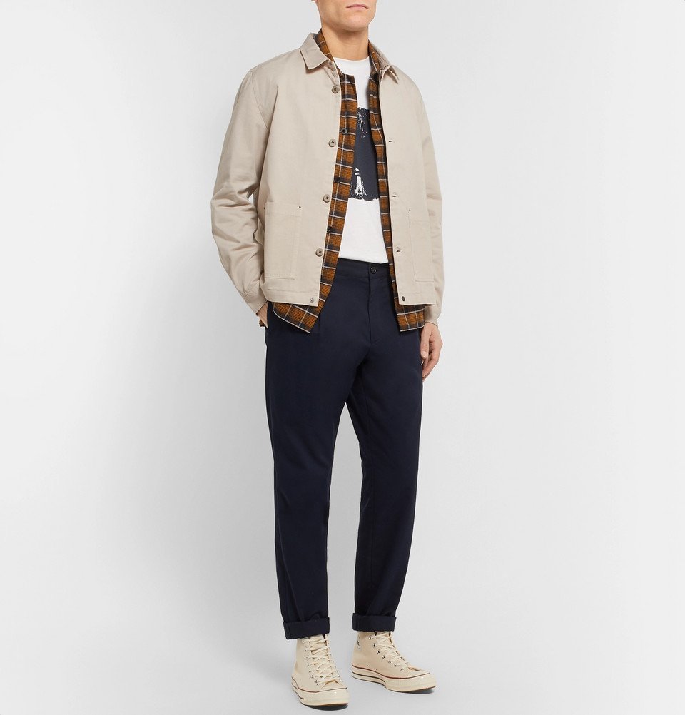 folk cotton twill jacket