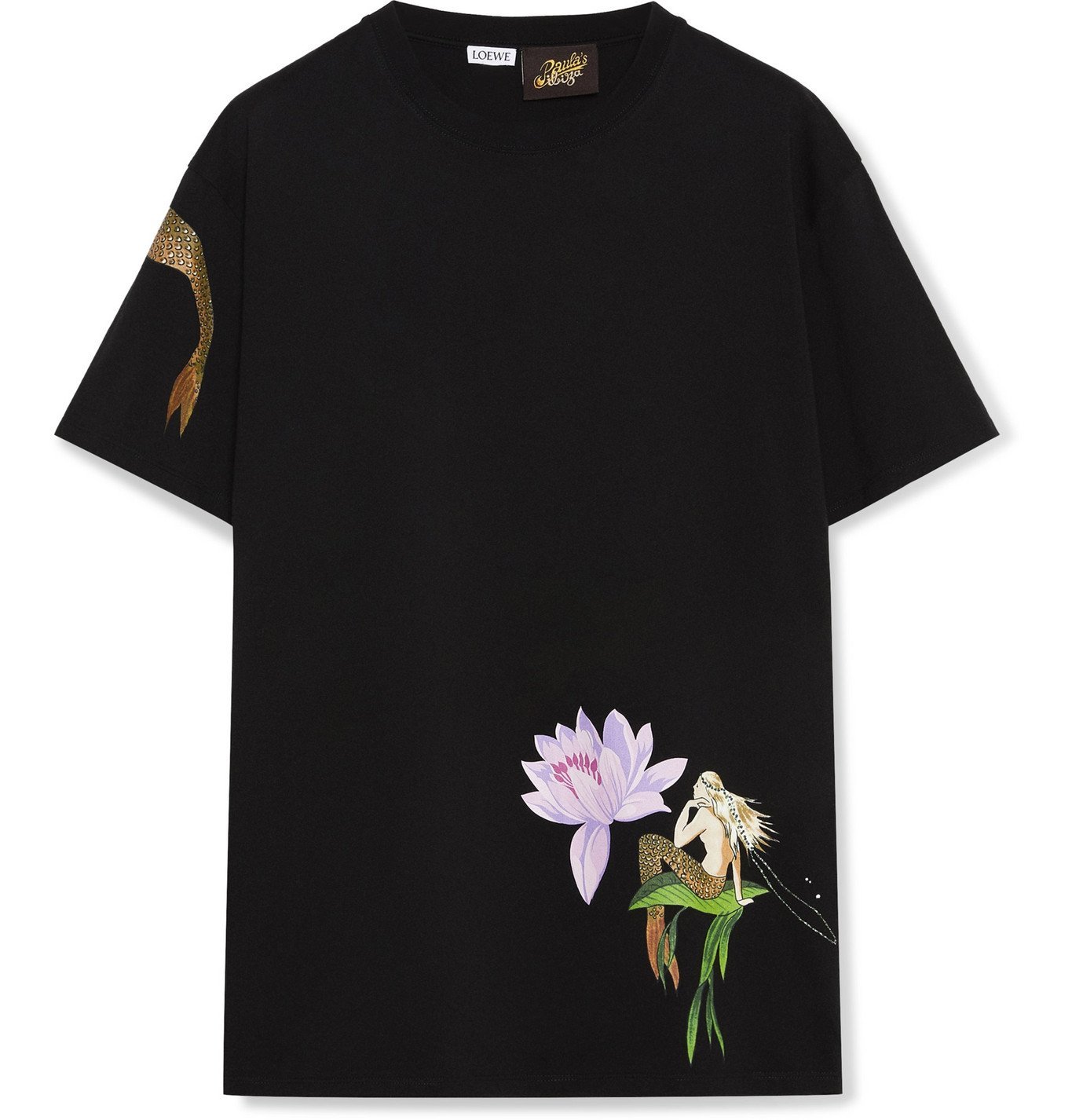 Loewe - Paula's Ibiza Printed Cotton-Jersey T-Shirt - Black Loewe