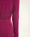 Brooks Brothers Women's Houndstooth Print Wrap Dress | Purple