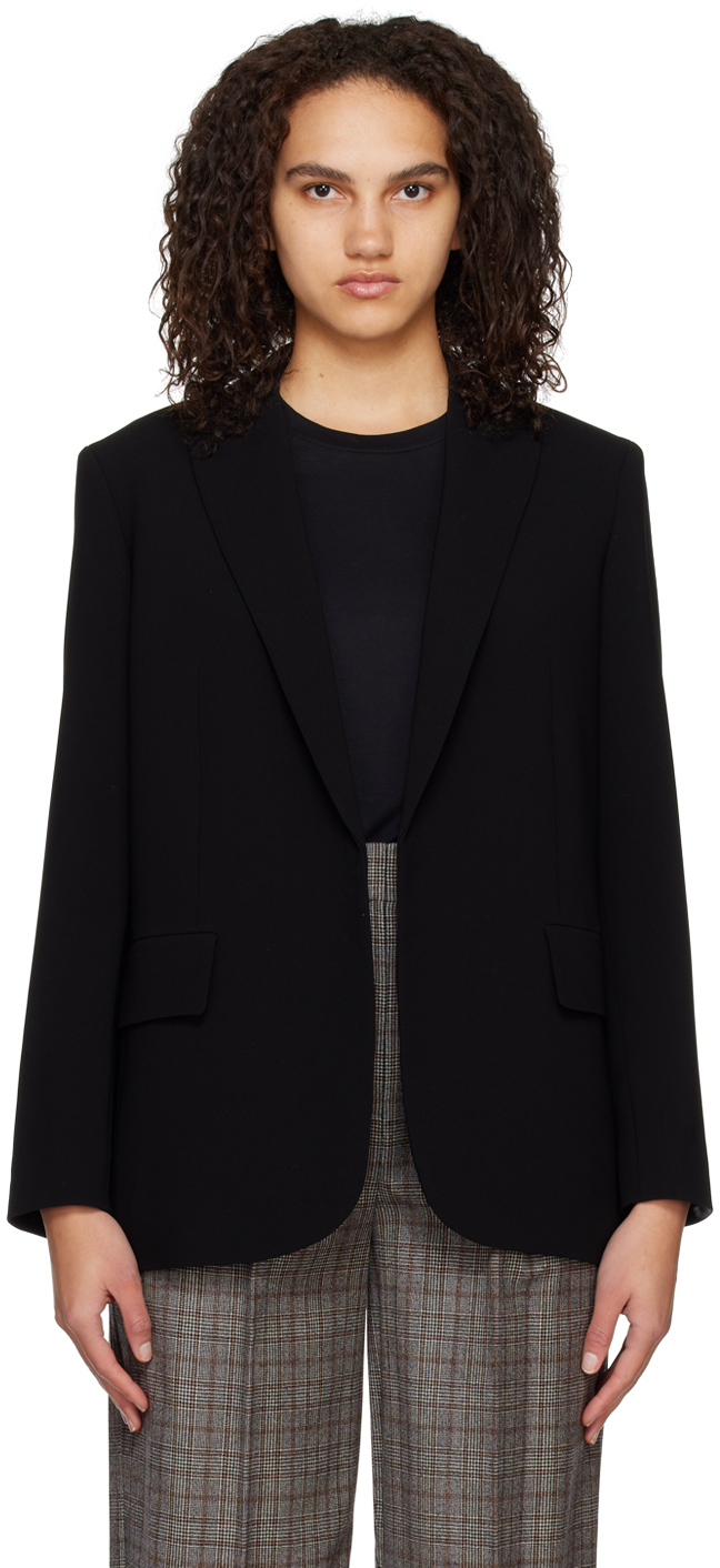 Theory Black Relaxed Blazer Theory