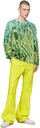 TAAKK Green Jacquard Sweater