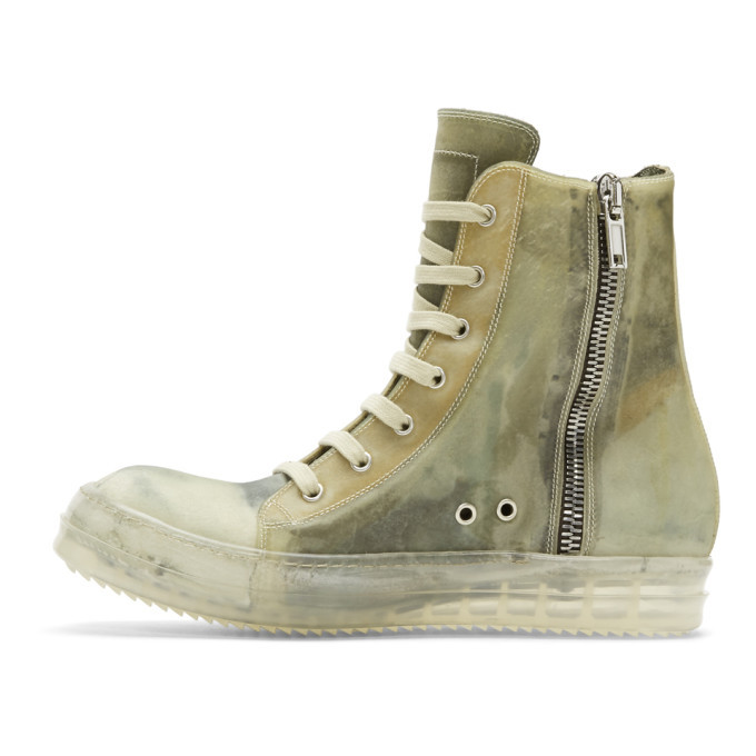 Transparent High-Top Sneakers Rick Owens