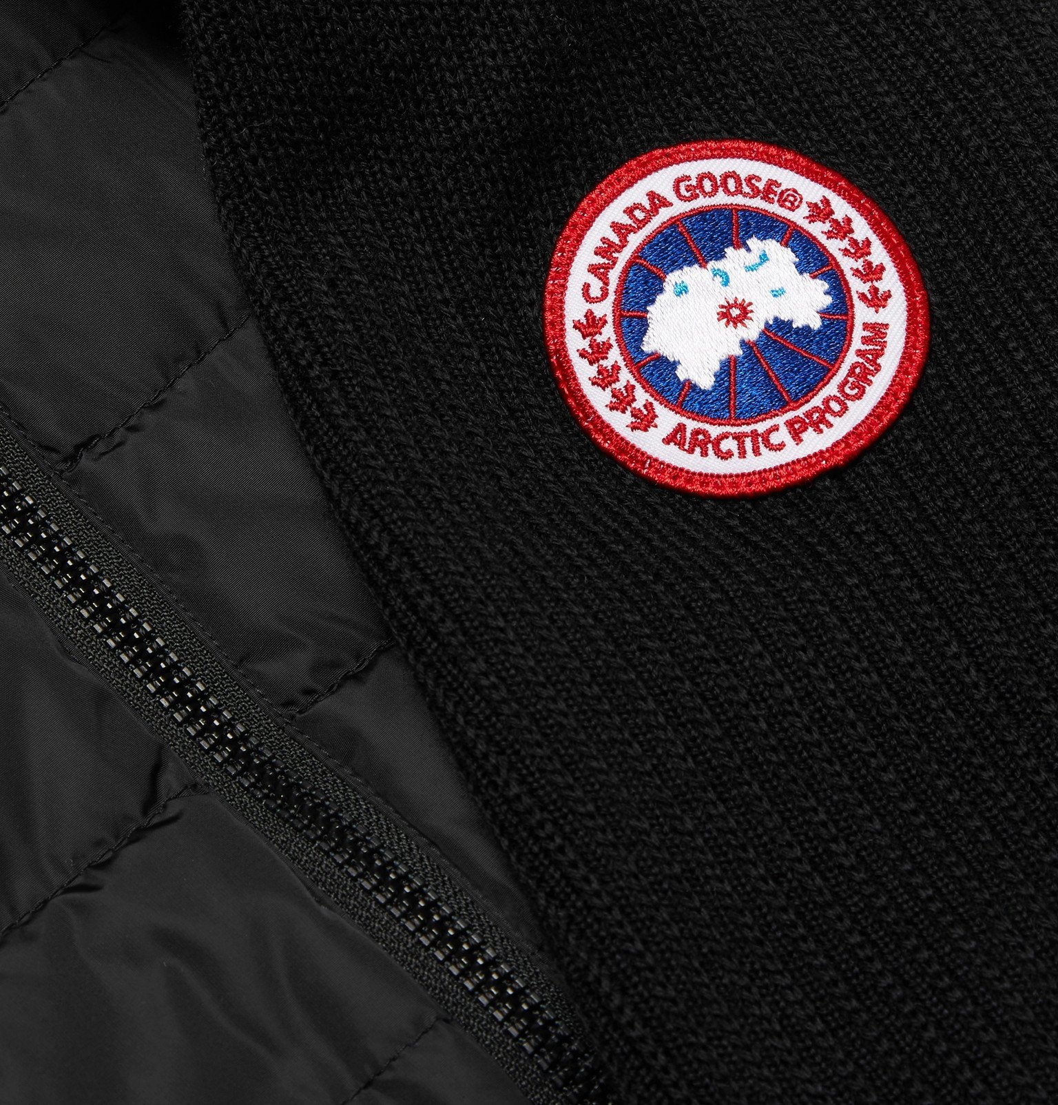 Canada Goose - HyBridge Slim-Fit Merino Wool and Quilted Nylon Down ...