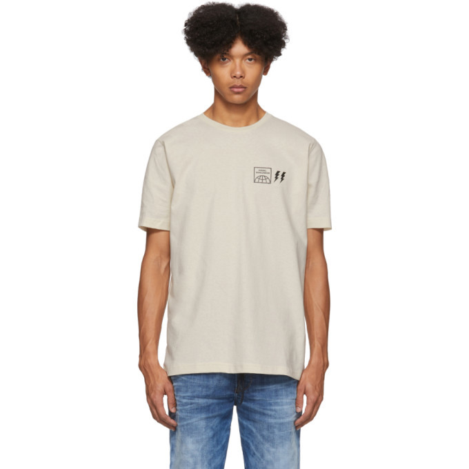 Diesel Off-White Logo T-Shirt Diesel