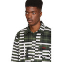 032c Green and Black Pin Flannel Shirt