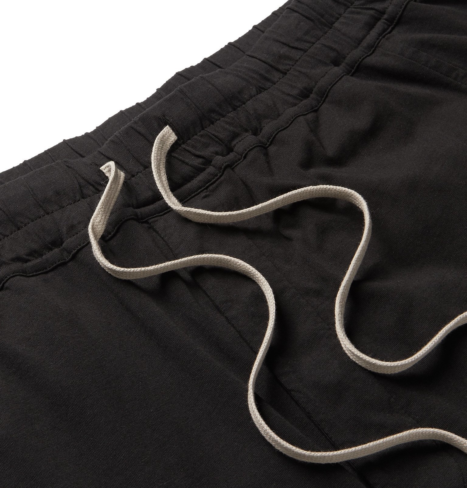 Rick Owens - Berlin Tapered Cotton-Jersey Sweatpants - Black Rick Owens