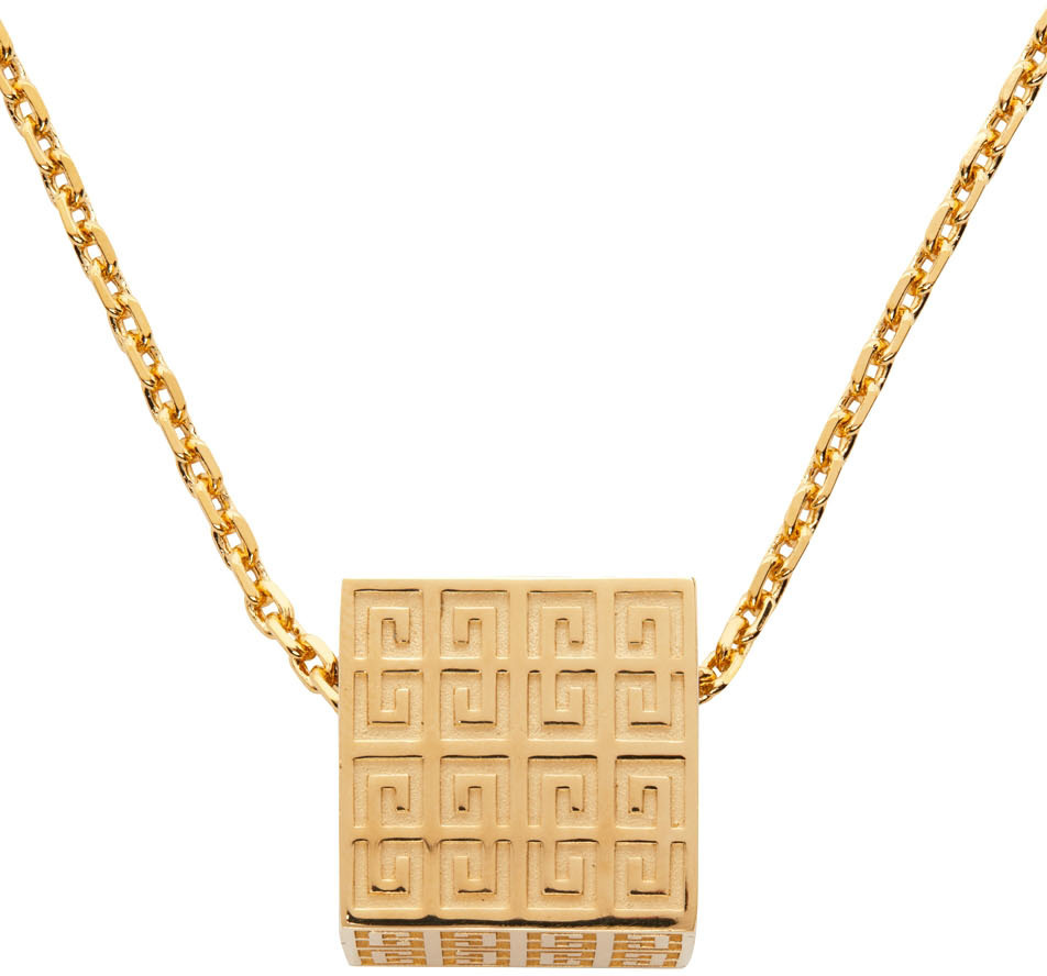 新品☆ GIVENCHY G Square RingChain Necklace-