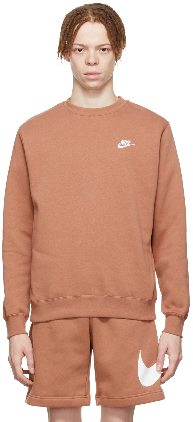 brown sportswear club sweatshirt