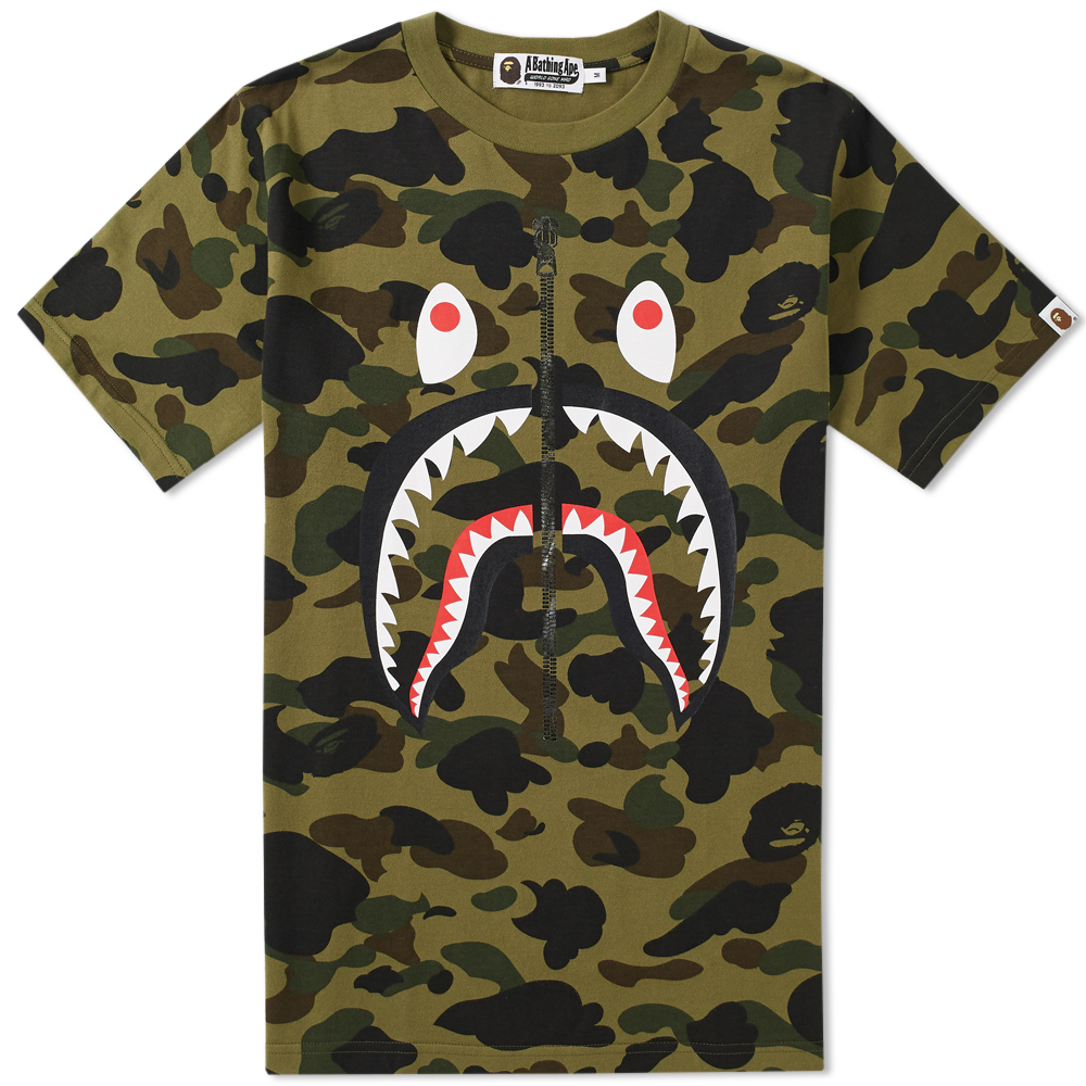 A Bathing Ape 1st Camo Shark Tee A Bathing Ape