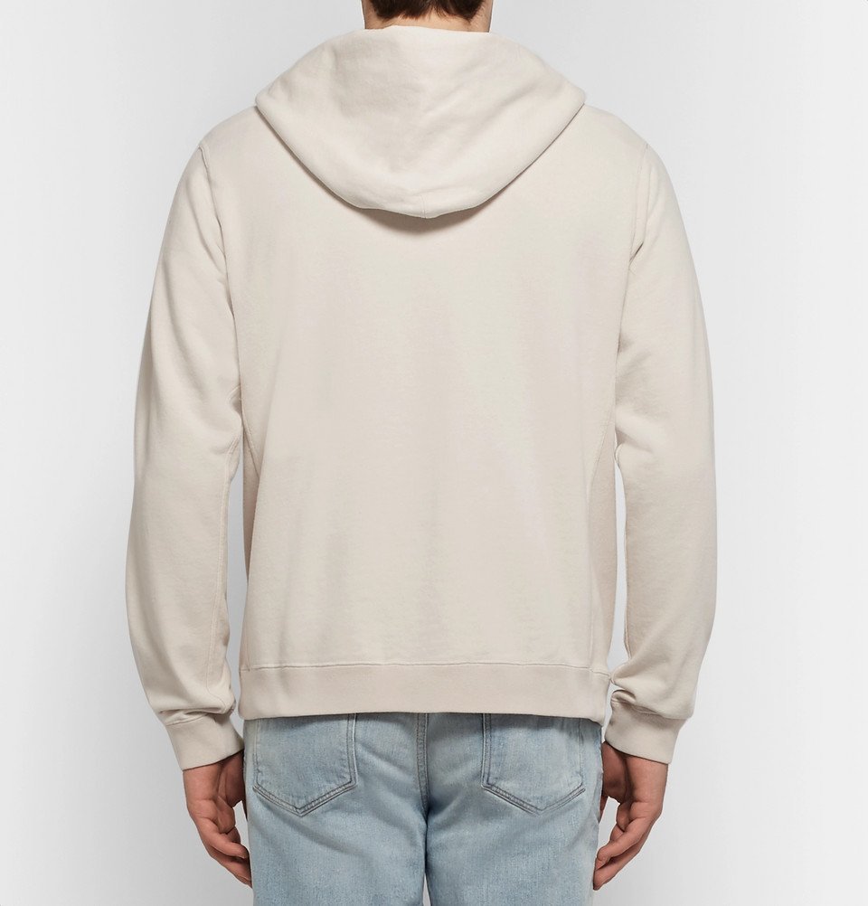 nonnative - Coach Loopback Cotton-Jersey Zip-Up Hoodie - Men - Cream ...