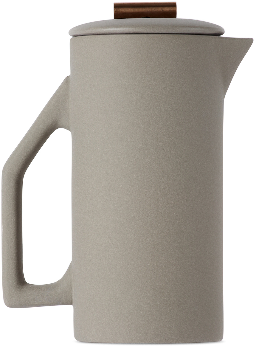 YIELD Grey Ceramic French Press, 850 mL YIELD