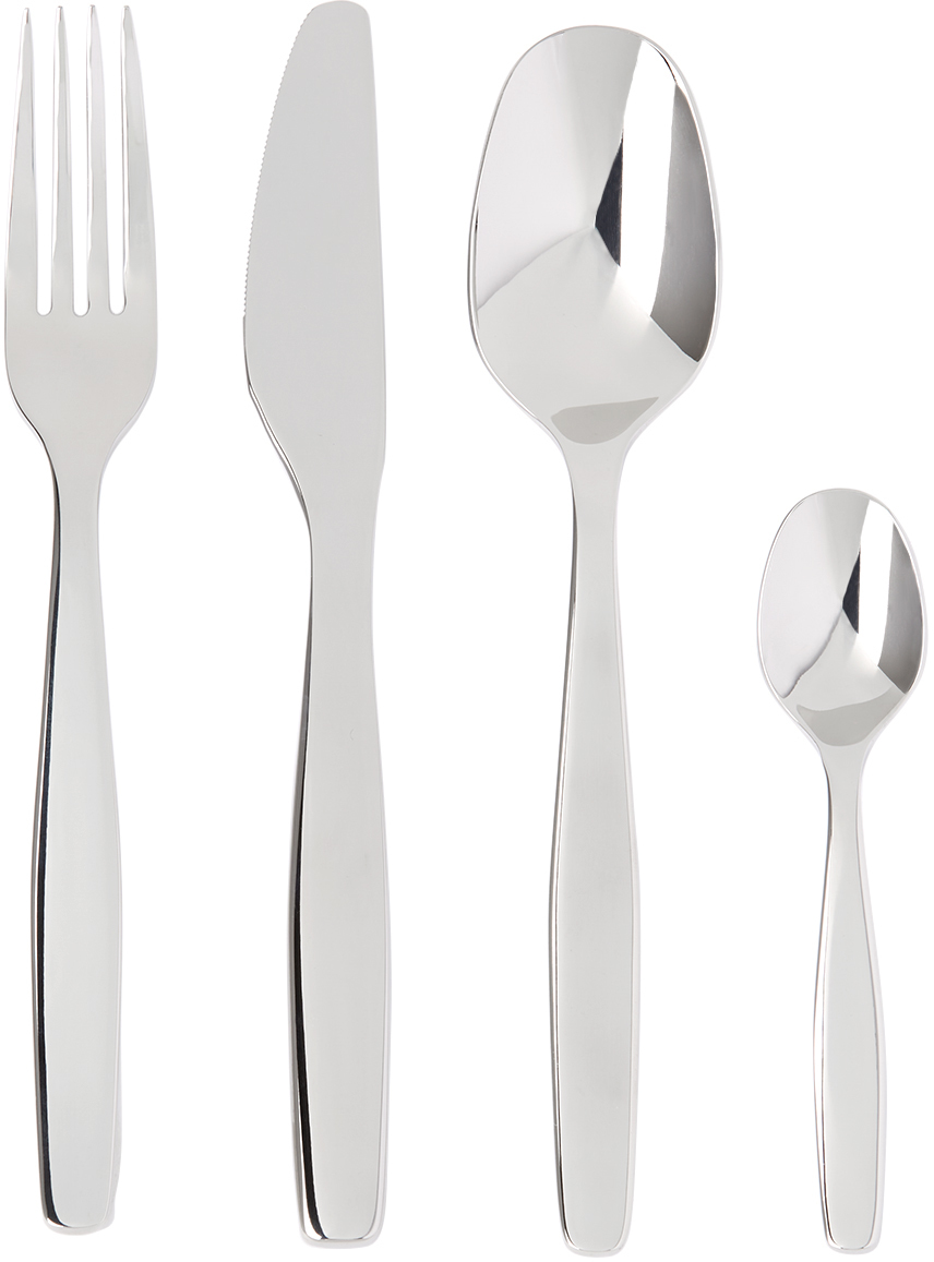 Alessi Silver Itsumo 24Piece Cutlery Set Alessi