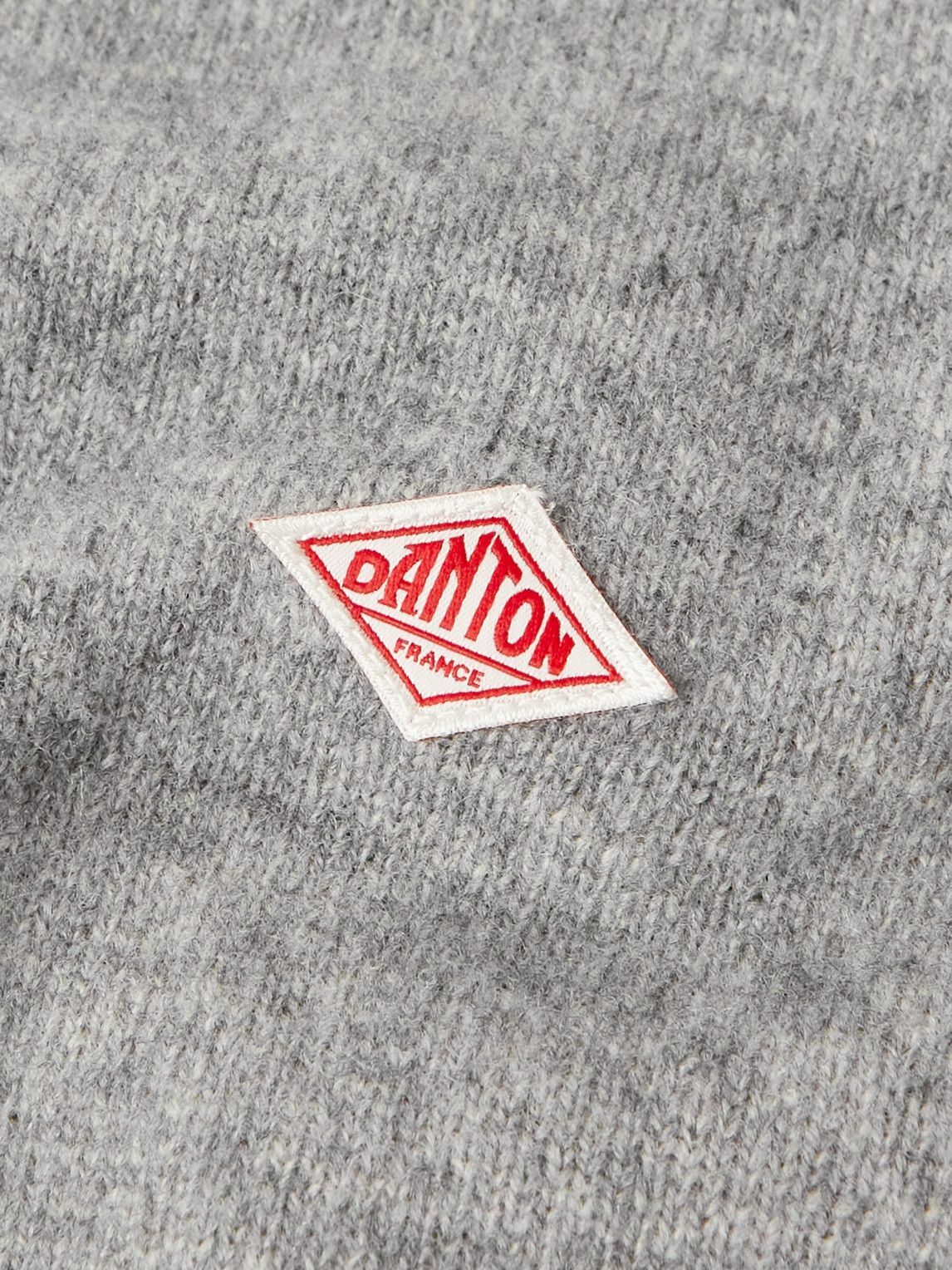 Danton - Logo-Appliquéd Wool Sweater - Gray Danton
